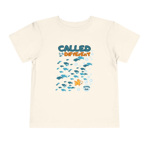 Toddler Tee — "Called to be Different" Fish Graphic Kids' Shirt