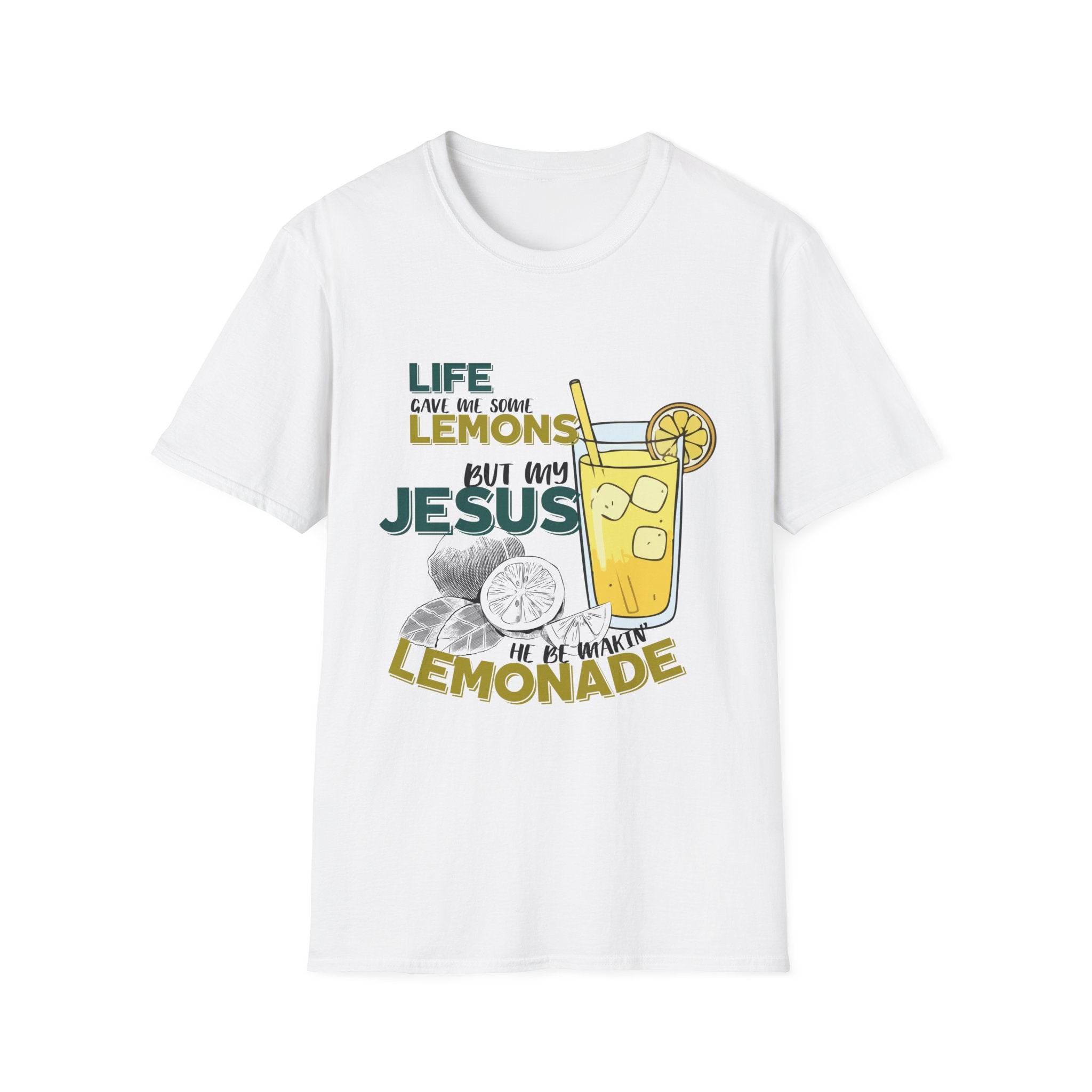 Life Gave Me Lemons But Jesus Made Lemonade T-Shirt | Christian Tee