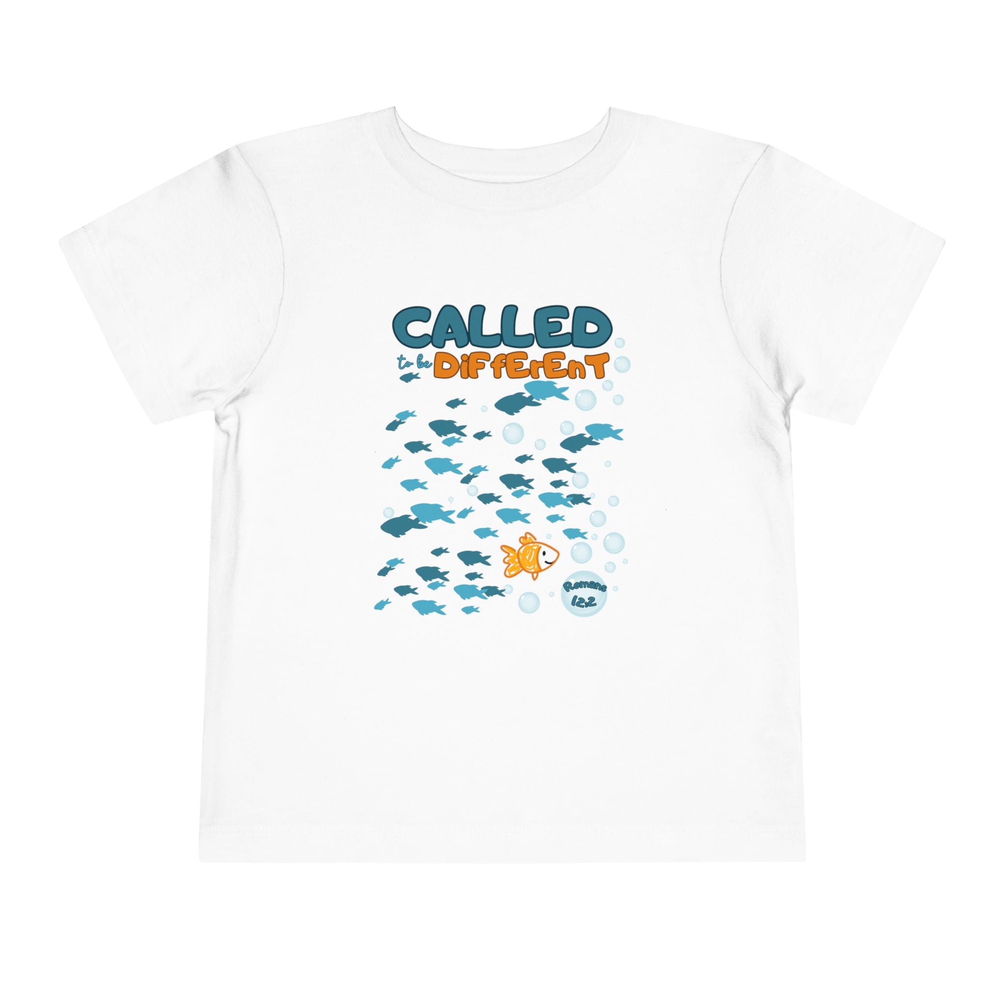 Toddler Tee — "Called to be Different" Fish Graphic Kids' Shirt