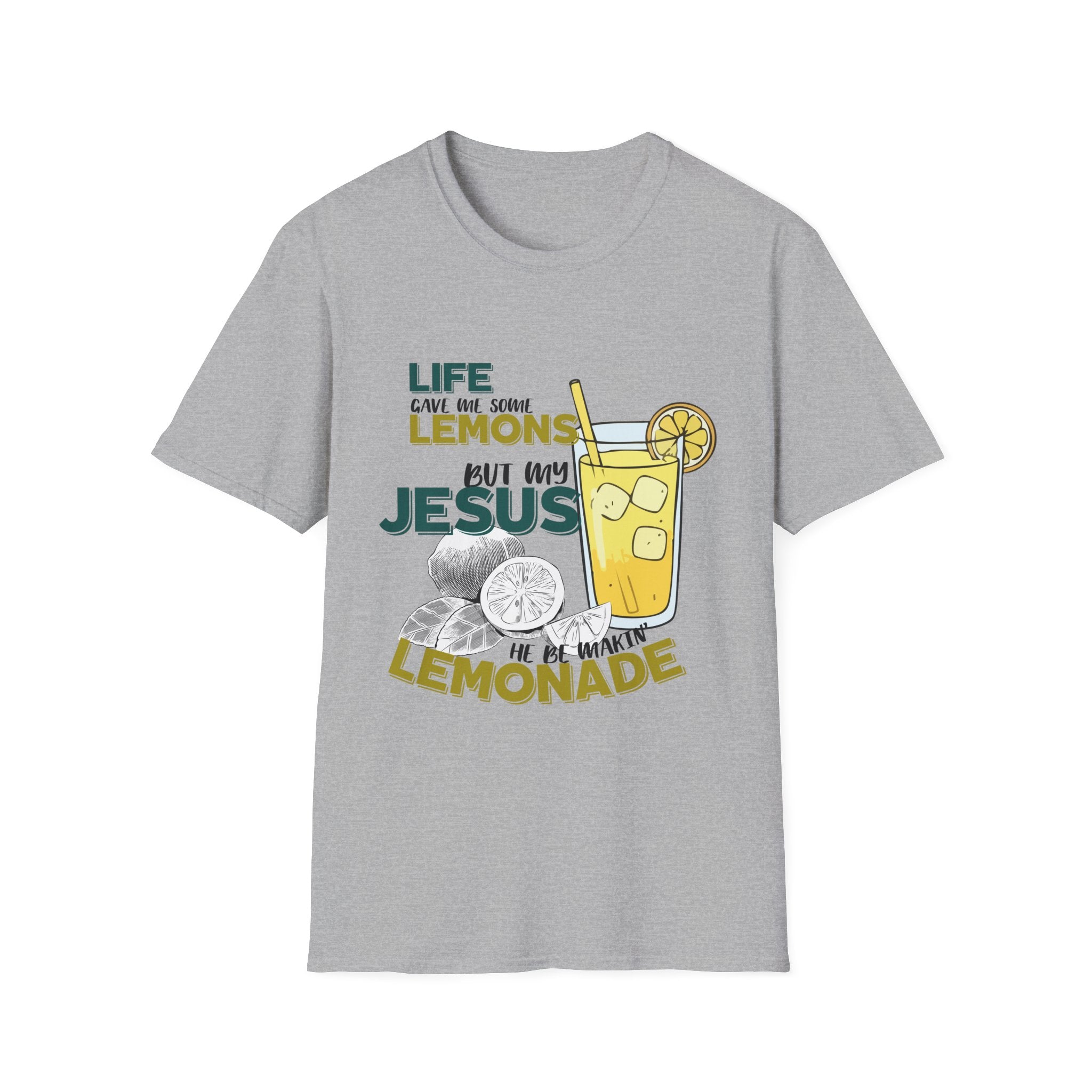 Life Gave Me Lemons But Jesus Made Lemonade T-Shirt | Christian Tee