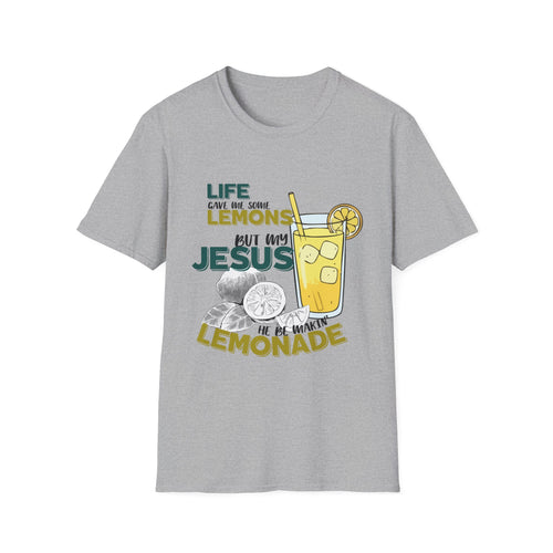 Life Gave Me Lemons But Jesus Made Lemonade T-Shirt | Christian Tee